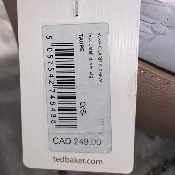 NEW. π Ted Baker - Clarria Soft Leather Clutch - pale pink - Picture 13 of 14